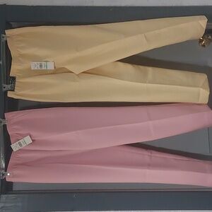 ALFRED Dunner Pant sz 8. Pink  or Yellow